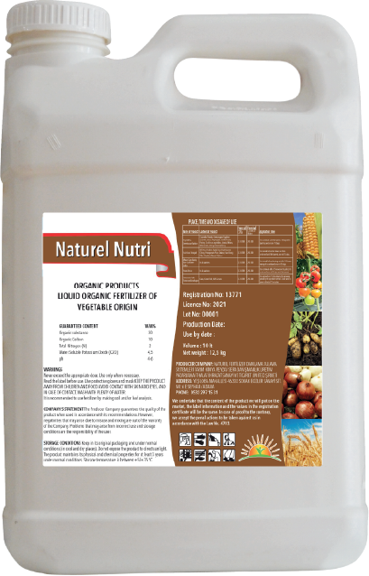NATUREL FERTİLİZER NATUREL NUTRİ